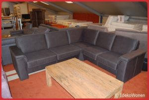 Hoekbank ''Thijs'' Antraciet