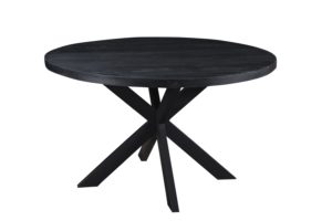 Eettafel Kala black rond- diverse afmetingen