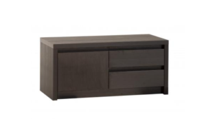 Tv kast Milanello klein lamulux kleur noir-zwart 111 cm