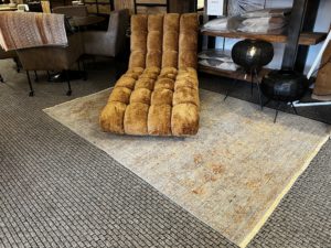 Vloerkleed Farbe Grande kleur 318 Goud/creme - Leverbaar in 9 afmetingen